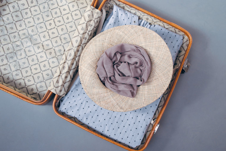 Fill the hat with clothing Fill the hat with clothing